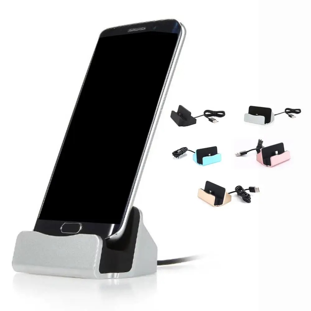 

Portable Size Charging Base Dock Station Cable Sync Cradle Charger Base For Android Type C Samsung Stand Holder