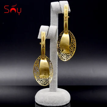 

Sunny Jewelry Drop Dangle Earrings Fashion Jewelry 2020 For Women High Quality Spoon Shape For Wedding Party Daily Anniversary