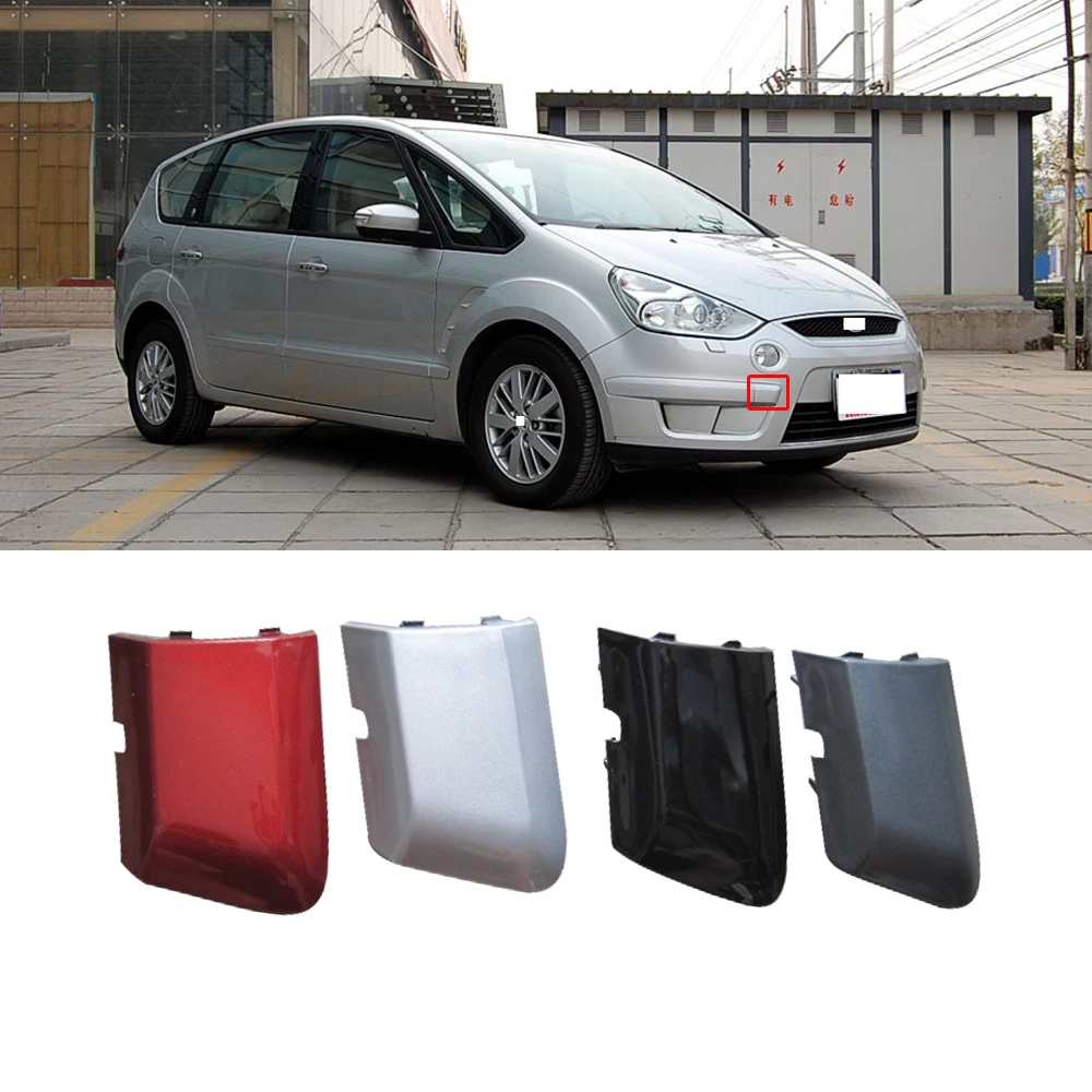 Кепки QX для Ford S-MAX/C-MAX 2006 2007 2008 2009 2010 передний бампер буксировочный крюк крышка прицепа отделка Кепки буксировочный трос сцепления оболочки Корпус