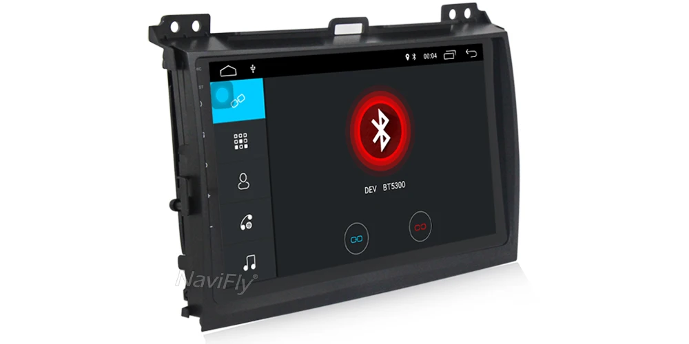 Excellent NaviFly Anroid8.1 4Core 32G ROM 2G RAM Car Multimedia player for Toyota Prado 120 Land Cruiser 2004-2009 Lexus GX47 support OBD 14