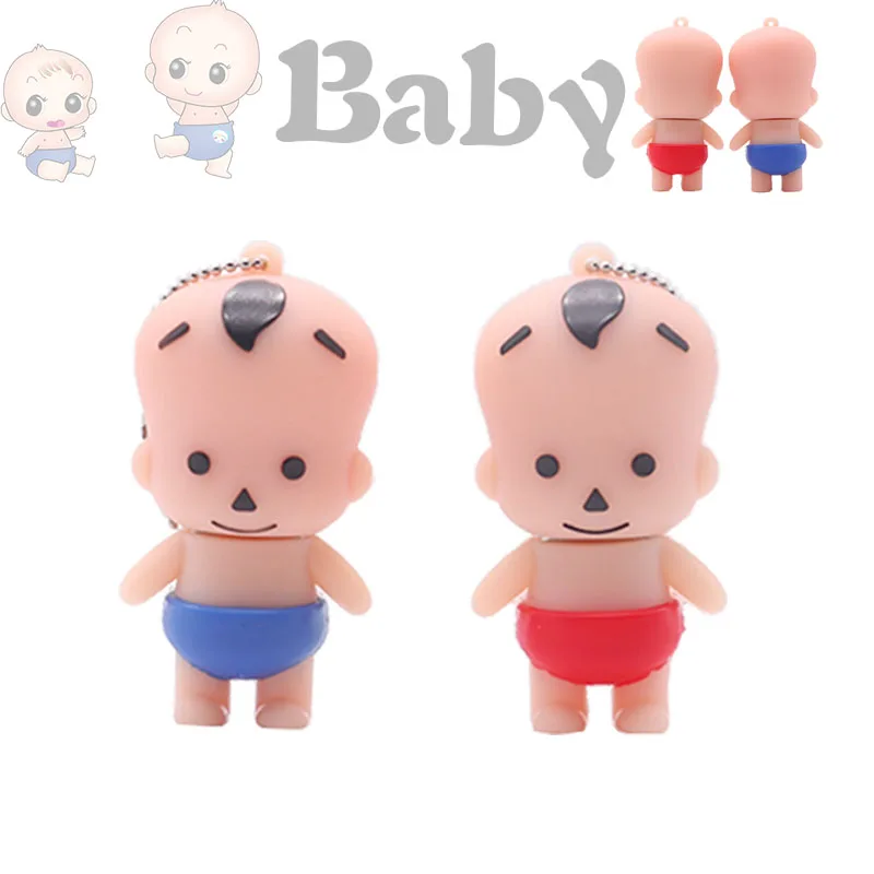 

100% Real capacity pendrive cartoon baby flash drive 4GB 8GB 16GB 32GB 64GB memoria usb stick lovely gift USB flash pen drive