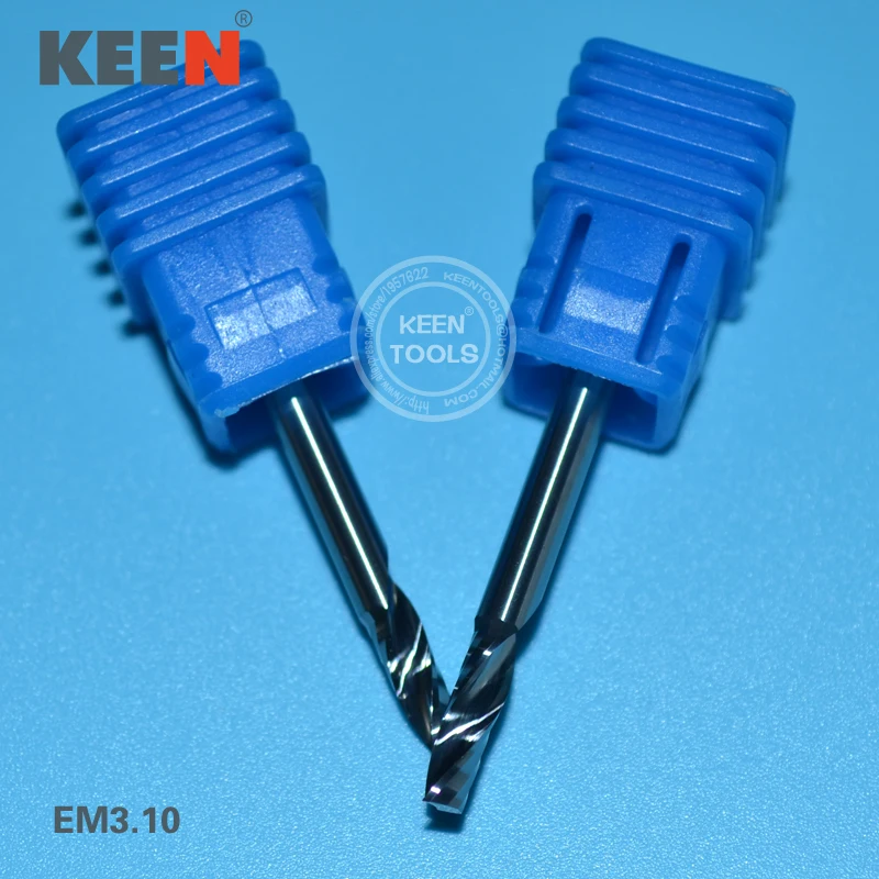 

EM3.10mm Solid Carbide Endmills /single flute end mill tools /Acrylic router bits