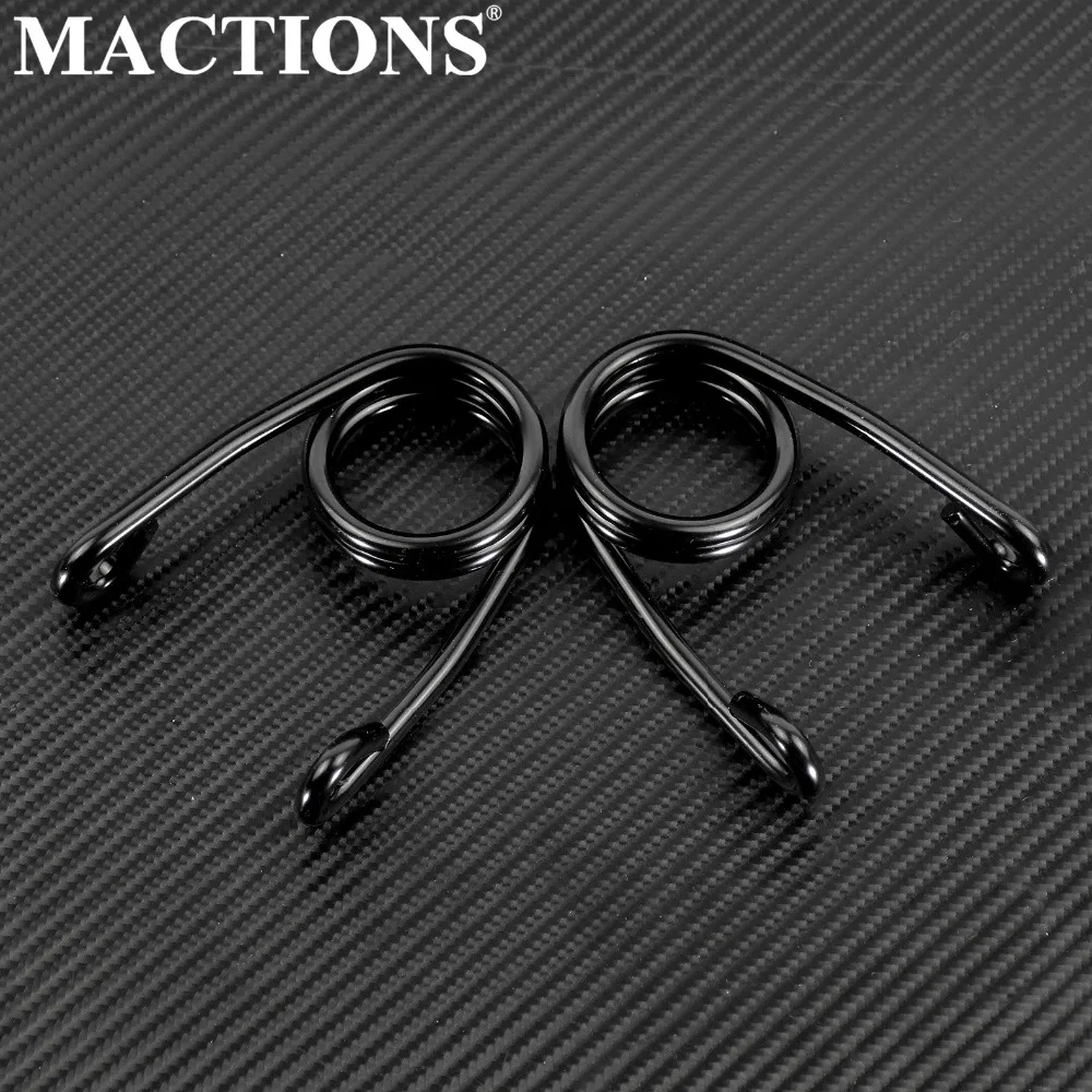 

Motorcycle Accessories 1 pair Custom Torsion Motorcycle Solo Seat Springs Black For Harley Chopper Bobber Sportster Custom
