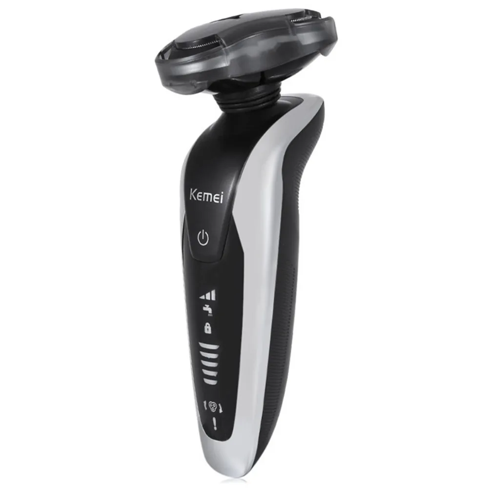 Kemei KM-8867 перезаряжаемая 3D электробритва 7 в 1 для мужчин триммер для бороды бритва для мужчин станок для бритья уход за лицом