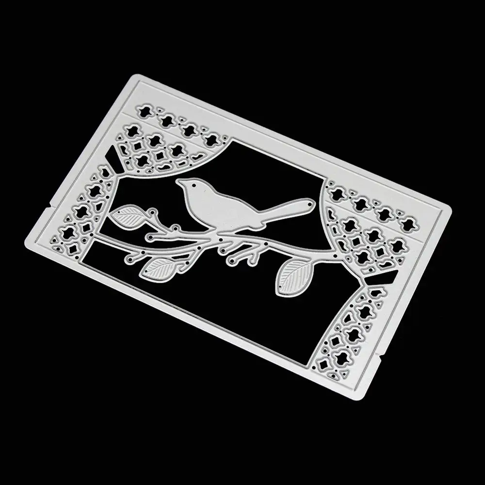 

Branch bird 127x82mm Metal Cutting Dies DIY Scrapbooking Card Stencil Paper Card Album Decoration Paper Cards Decoration