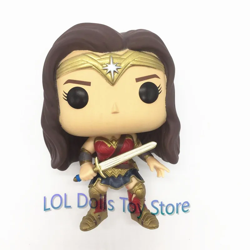 FUNKO POP официальный оригинальный персонаж DC Wonder Woman виниловая кукла фигурки