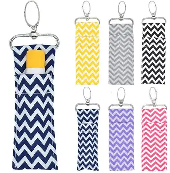 

50pcs arrow Lipstick Holder Chapstick Holder Keychain Lipstick Pouch Bag Lip Palm Key Chain Mother Girls party Gifts