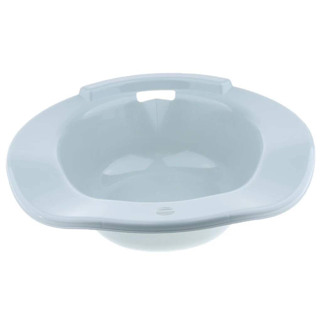 Durable Non-toxic Plastic Hemorrhoids Patient Elderly Men Pregnant Women Toilet Sitz Bath Tub Hip Basin Bidet