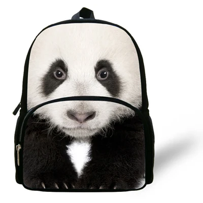 Модные 12 дюймов, сумка в виде кота, Детский рюкзак с животными принтами детские школьные сумки для подростков мальчиков и девочек женские Повседневное рюкзак - Цвет: Белый