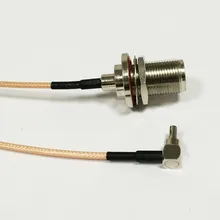 5 шт. N Женский Джек переборка уплотнительное кольцо для CRC9 штекер РА Пигтейл кабеля RG316 15 см "