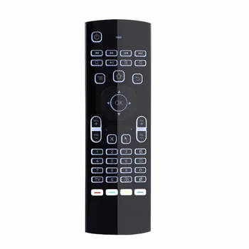 

30pcs/lots DHL free MX3 backlight 2.4Ghz Air Fly Mouse Keyboard Remote Control