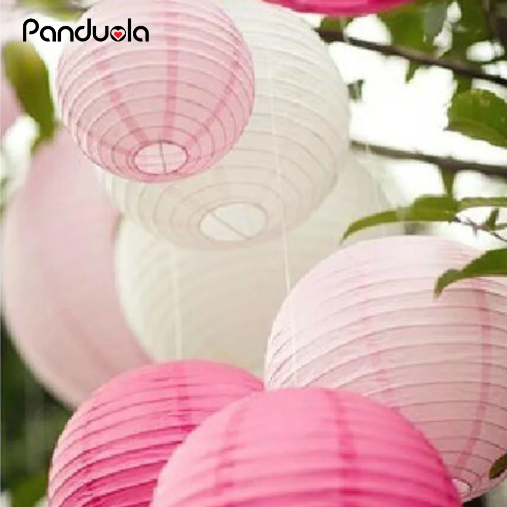 

paper lantern lampion 8''(20cm) Round Chinese Paper Lanterns Wedding Lantern Birthday Party Decorations Kids fly sky lanterns