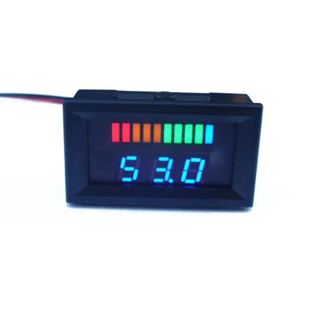 Dual Display coulombmeter Charge capacity Power tester Blue Light