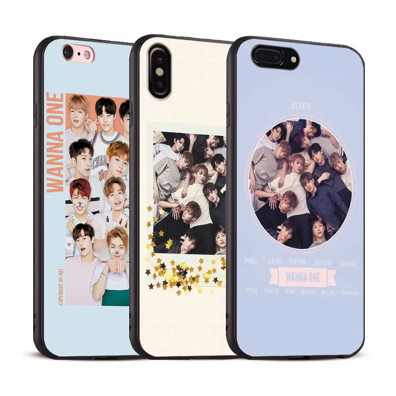 

Wanna One Kpop Boy band Coque Phone Case For Apple IPhone X 8Plus 8 7Plus 7 6SPlus 6s 6Plus 6 Se 5s 5 Soft Silicone Cover Shell