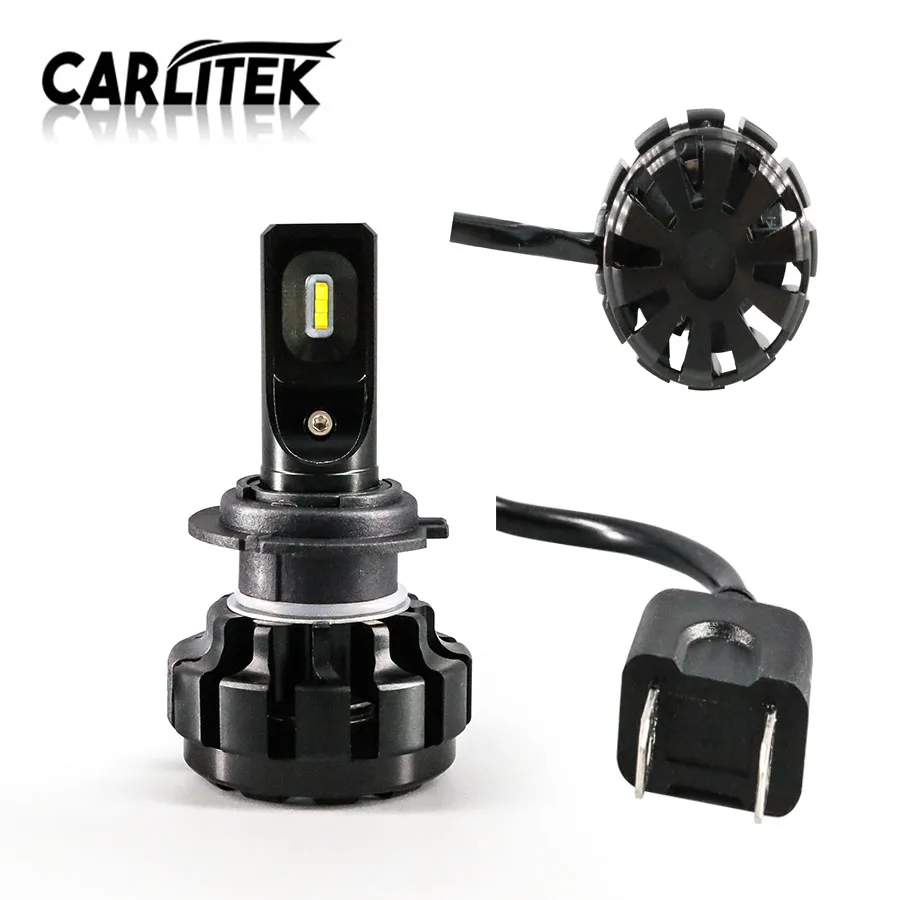 Carlitek 2 PCS H4 Led H13 high low beam 12V 70W 10000LM Car diodes
