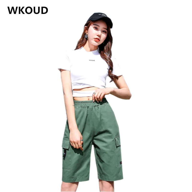 women's capri cargo shorts