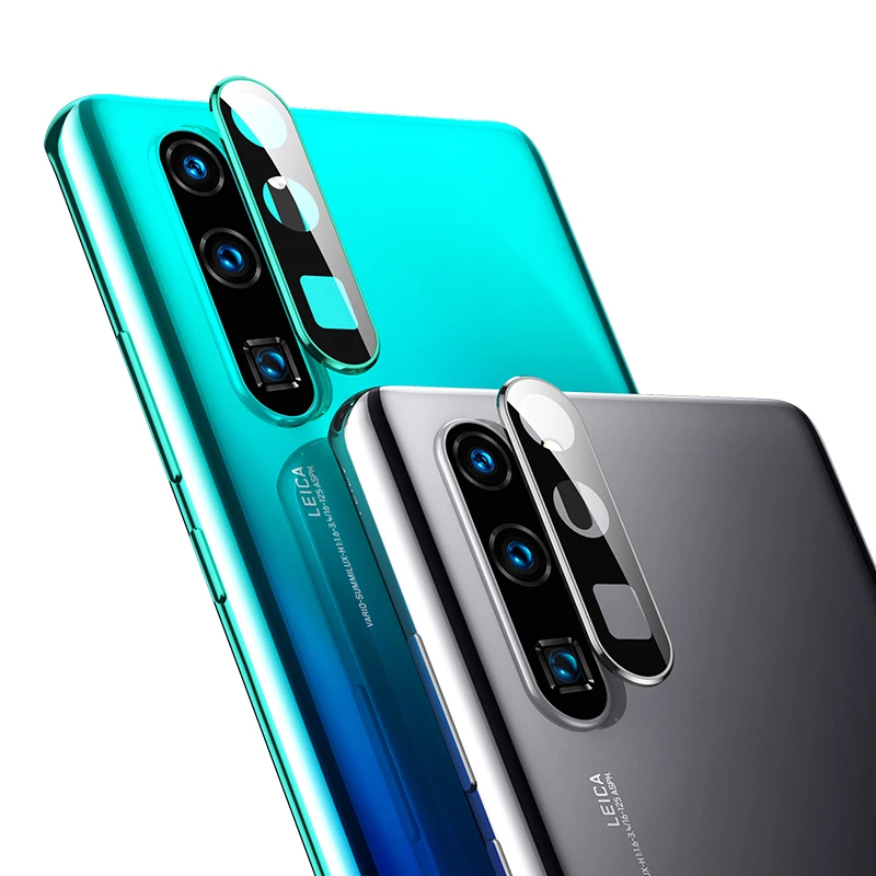 

Luxury Metal + Tempered Glass Lens Protector Frame Bumper For Huawei P30 Pro Camera Lens shockproof Cover Case Ring For P30