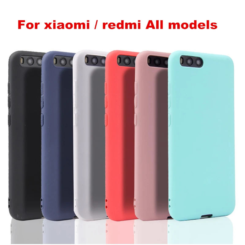 VANLUX Soft Silicone TPU case for redmi 4X A Note 4 X 3 5A 5s plus MI6 MAX 2 5X pro cover For Xiaomi |