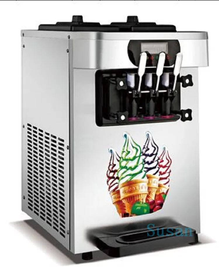 Электрический счетчик топ коммерческий мороженого делая машину мягкого мороженого