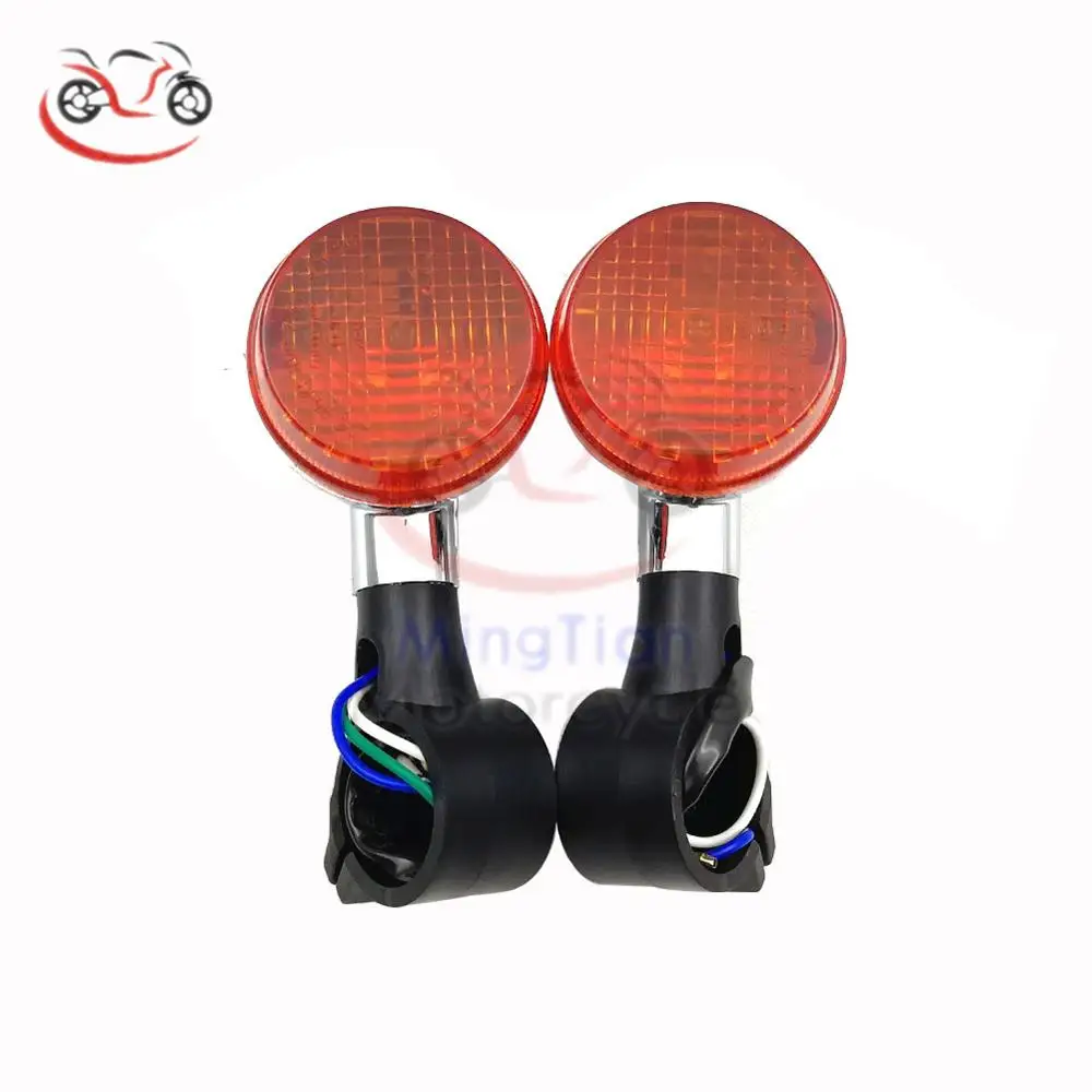 

Motorcycle Front Turn Signals Light For Honda Shadow Spirit Sabre Aero ACE Steed VLX 400 600 1100 DLX VTX1300 1800 Magna