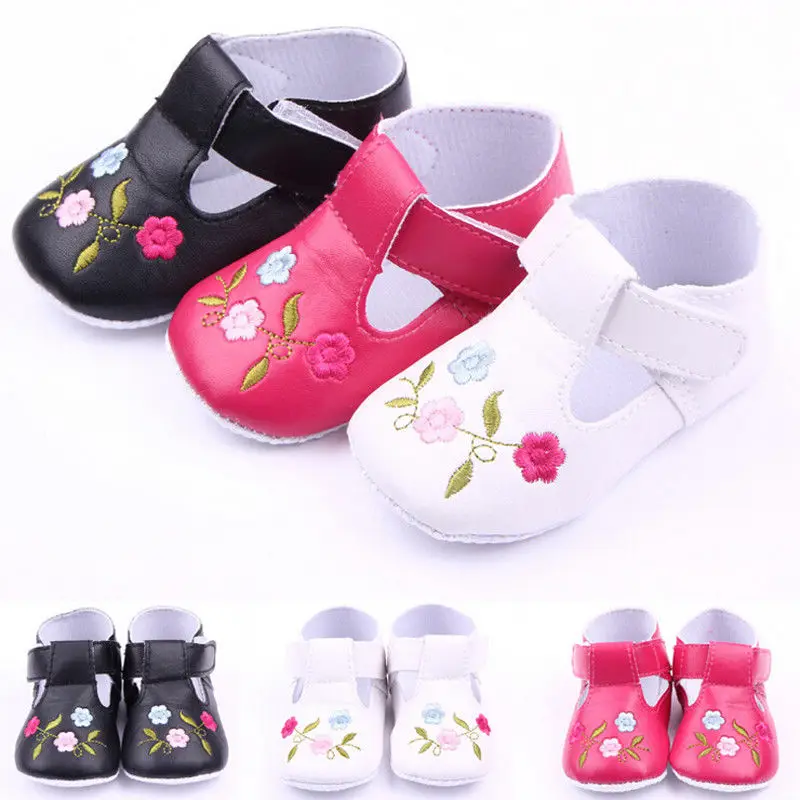 

Newborn Baby Moccasins Girls Hook Anti-slip Floral Baby Girl Shoes Crib Infant Toddler Kids Sneaker Prewalker Baby Shoes 0-12M