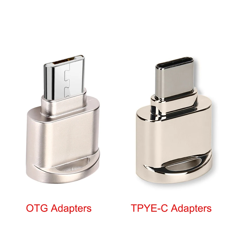 

Micro SD Card Reader Metal OTG Adapter USB type c tf card adapter usb c type adapter Microsd Card Reader micro sd reader