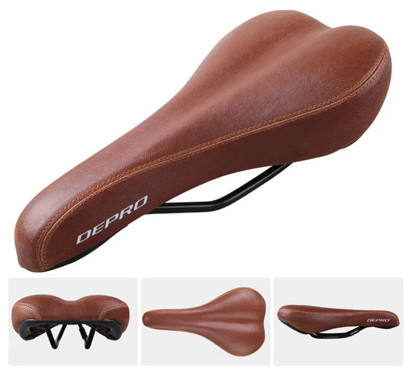 tan bike seat