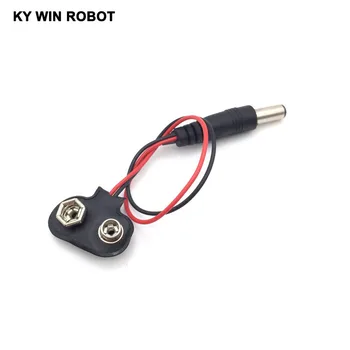 

1PCS Experimental 9V battery snap power cable to DC 9V clip male line battery adapter for arduino uno r3