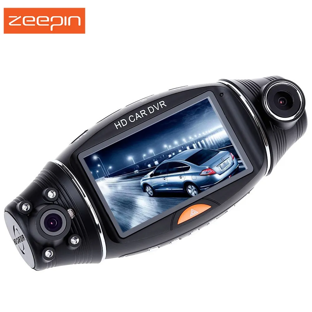 Zeepin R310 Автомобильный видеорегистратор с двумя объективами 2 7 дюймов IR 270 градусов