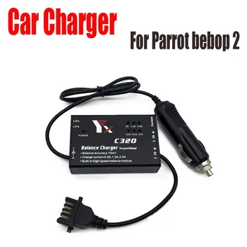 

2 Drone Accessories Car Charger Outdoor Balance Charger for RC Parrot Bebop 2.0 RC Drone Battery