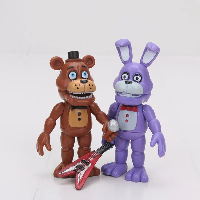 18 шт. FNAF ПВХ фигурки Набор сестра расположение Чика мангл Фокси кукла золото Фредди Fazbear куклы пять ночей у Фредди игрушки