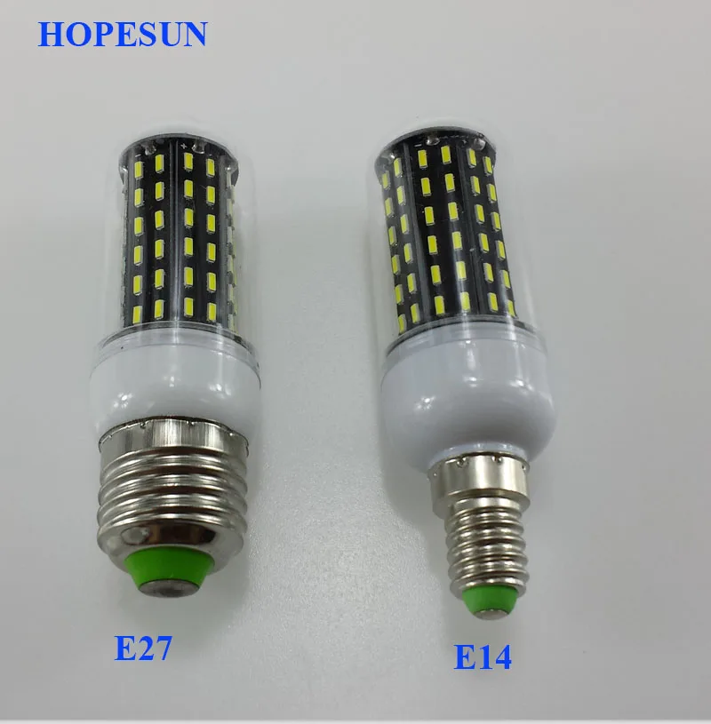 SMD 4014 лампада E27 E14 220V 110V 36LED 56LED 72LED 96LED 138 Светодиодная лампа ампулы точечная