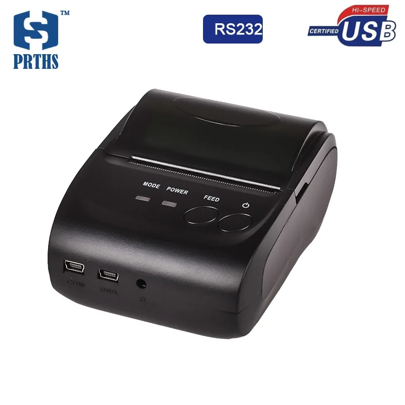 Cheap 58MM mini portable printer with usb serial port battery mobile