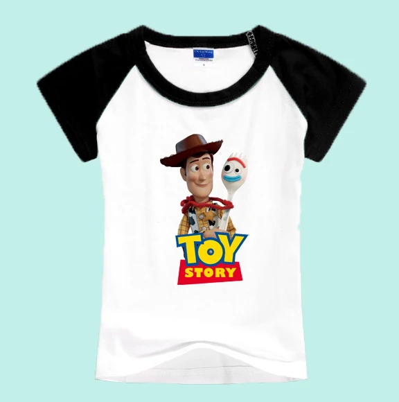 Toy Story 4/детская футболка г. Новая Детская летняя одежда с короткими рукавами для малышей футболка для мальчиков рубашка для девочек BJN413 - Цвет: 413