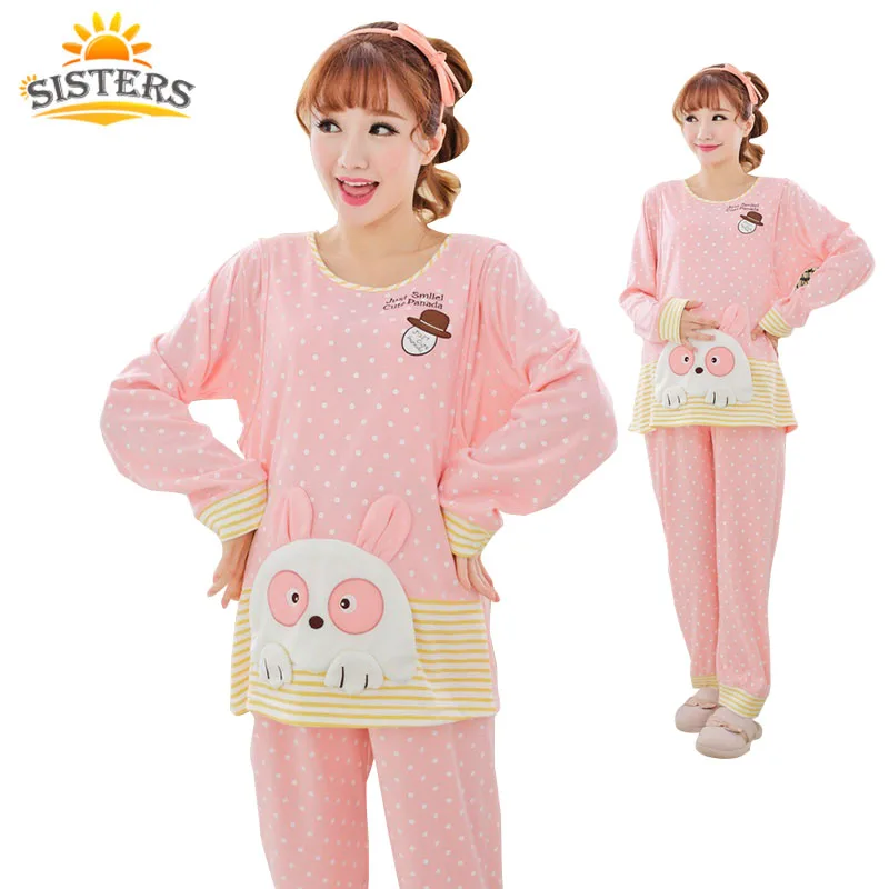 

Nursing Clothes Sleepwear Pregnant Costume Top Quality cotton Breastfeeding Pajamas Maternity Dress Mother plus size nightgown