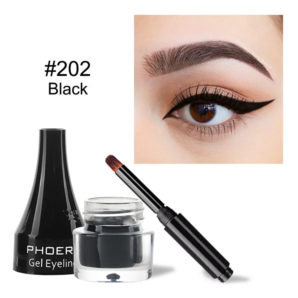 

Black Waterproof Eyeliner cream Make Up Beauty Comestics Long-lasting Eye Liner gel Makeup Tools for eyeshadow