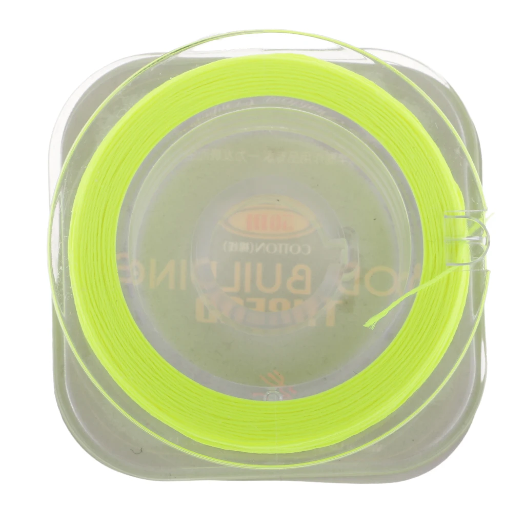  Cotton Rod Building Wrapping Whipping Thread Guide Ring Fix Line 55 Yard Fly Tying Tool Tackle Fishing Accessories