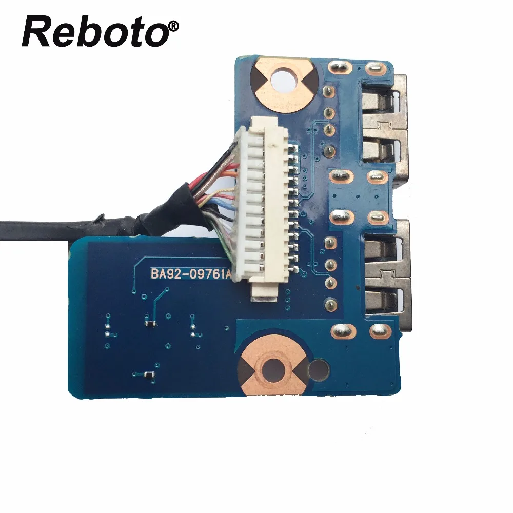 

Reboto For SAMSUNG NP550P5C POWER BUTTON USB BOARD With Cable BA92-09761A 100% Tested Fast Ship