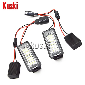 

2Pcs LED Number License Plate Lights 12V SMD LED Canbus Lamp Car Styling For VW Golf GTI 4 5 6 Passat Polo CC Phaeton New Beetle