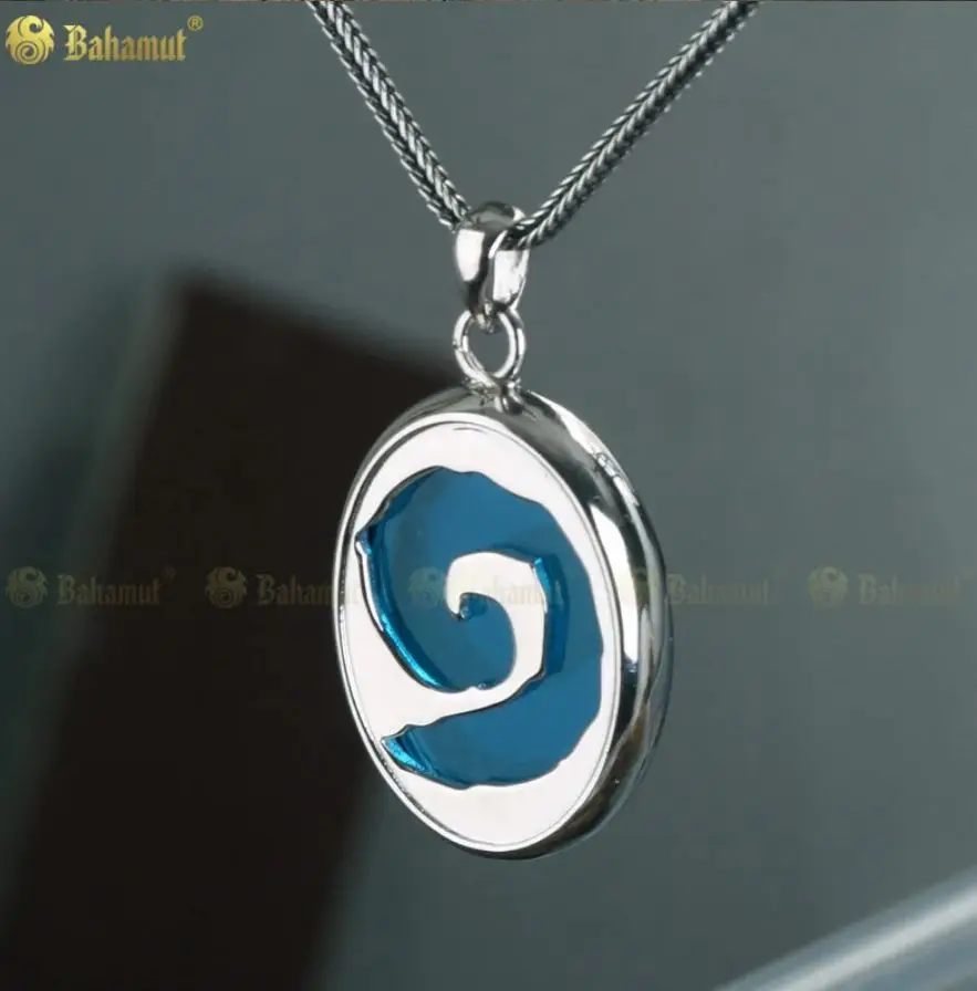 

World Of War craft WOW HearthStone Heroes Of War craft 925 Silver Pendant Necklace Costume Cosplay Jewelry With Gift Box