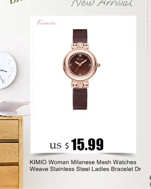 KIMIO Brand Small Dial Quartz Watches For Women Ladies Stainless Steel Hollow Thin Bracelet Watch Delicate Crystal Wristwatch