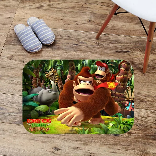 Donkey Kong Printing Carpets Anti slip Floor Mat Kitchen Living Room