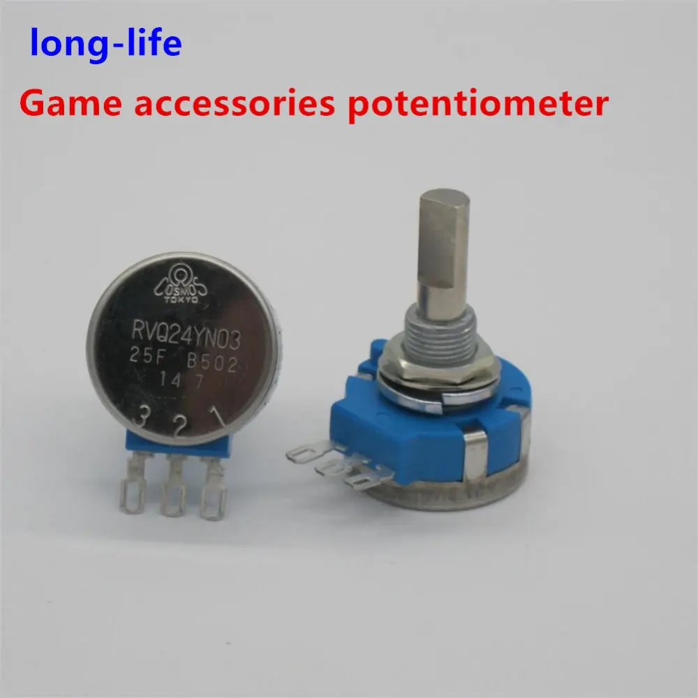

Electronic Component game potentiometer RVQ24YN03 25F B502 5K 25mm axle shaft RVQ24YN03-25F-B502 Original Long life consoles