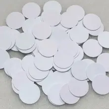 500 шт. 25 мм в диаметре NTAG216 монета карта NTAG216 этикетка NFC тег монета карта