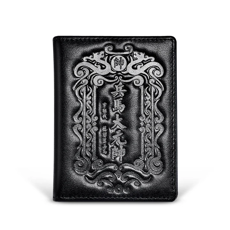 

NewBring 2019New SO Genuine Leather Wallet Slim Bank/ID/Credit Card Holder For Men Money Driver License Short Purse Clutch