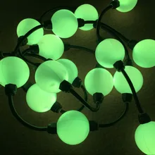 40 шт. 50 мм полноцветный светодиодный пиксельный модуль с молочным шариком, вход 12 В, 3 шт. 5050 RGB+ WS2811