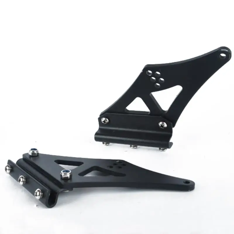 135cm 53 inch Universal Aluminum Double Deck Car Rear Trunk GT Car Spoiler Wing Black Adjustable Rear Bumper Protector Spoiler