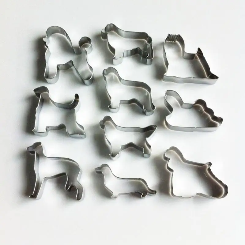 Buy 1PC Dog Shape Cookie Cutter Stamp New Year