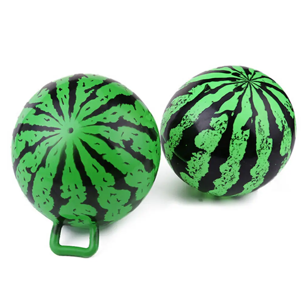 HOT New 1Pc Inflatable PVC Watermelon Ball Toy Swimming Toy Ball With Handle Child Gifts