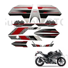 Для Kawasaki Ninja 300 ninja300 2013 вся наклейка на машину, мотоцикл наклейка s Наклейка на обтекатель
